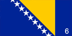 quiz featuring flag of Bosnia