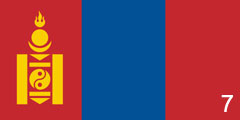 quiz featuring flag of Mongolia