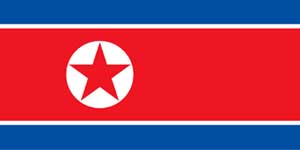 north korean flag